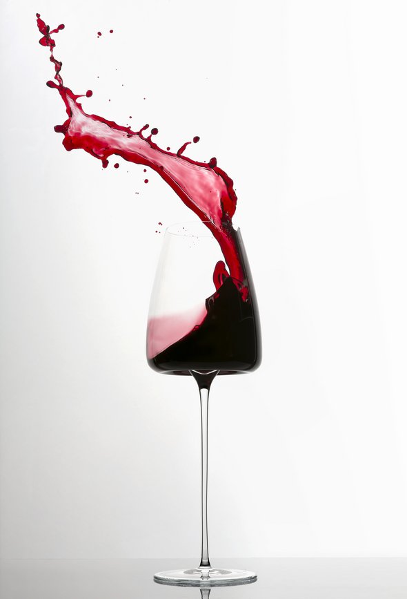 Weinshop für Weingüter - Rotwein Splash