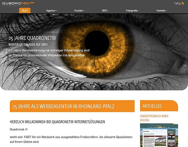 Neue Webseite von QUADONET®