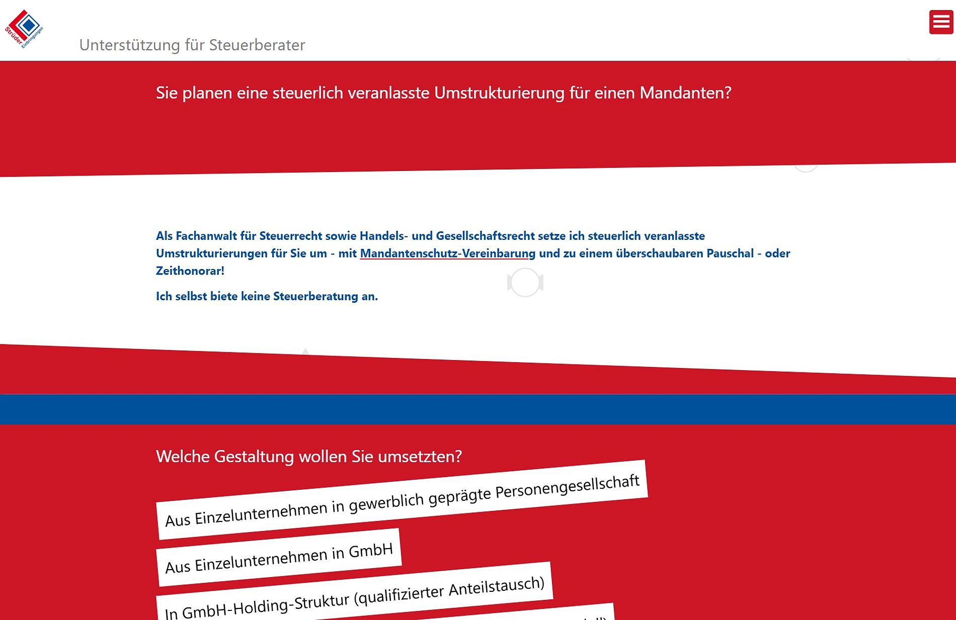 Strüder Fachanwalt für Steuerrecht