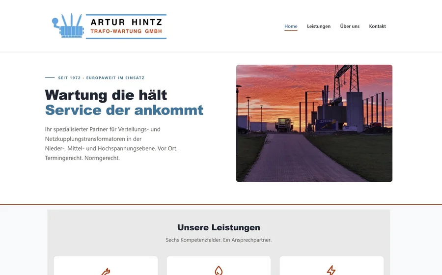 Trafo Wartung Hintz