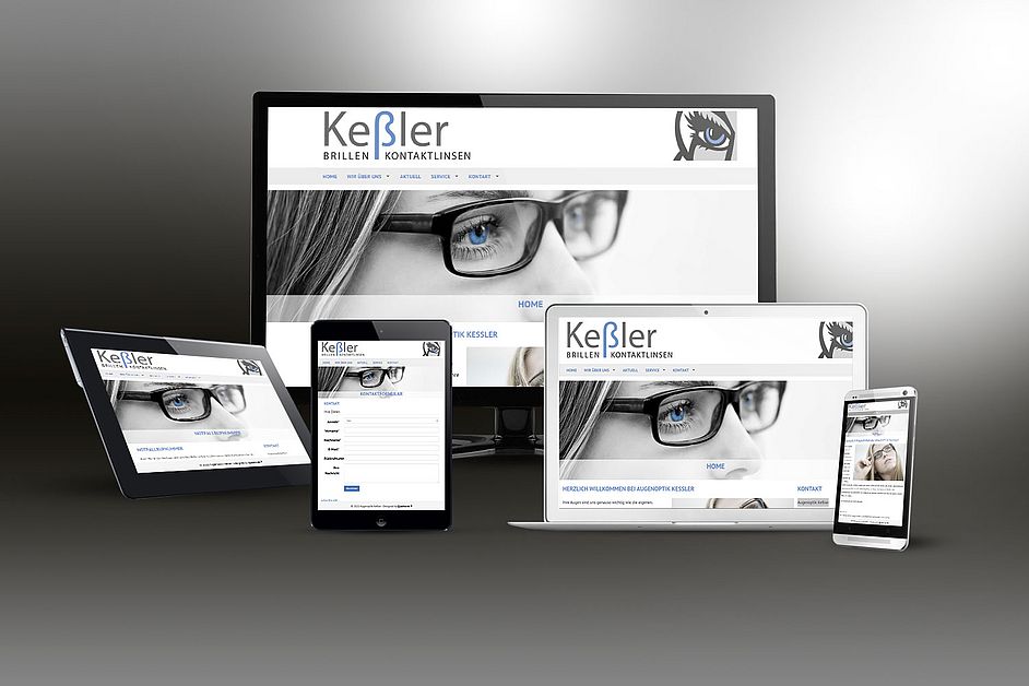 Augenoptik Keßler in Bad Bergzabern mit einer responsiven Webseite