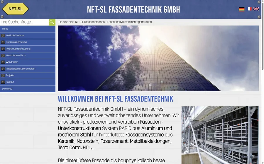 Hersteller von Fassaden-Unterkonstruktionen 