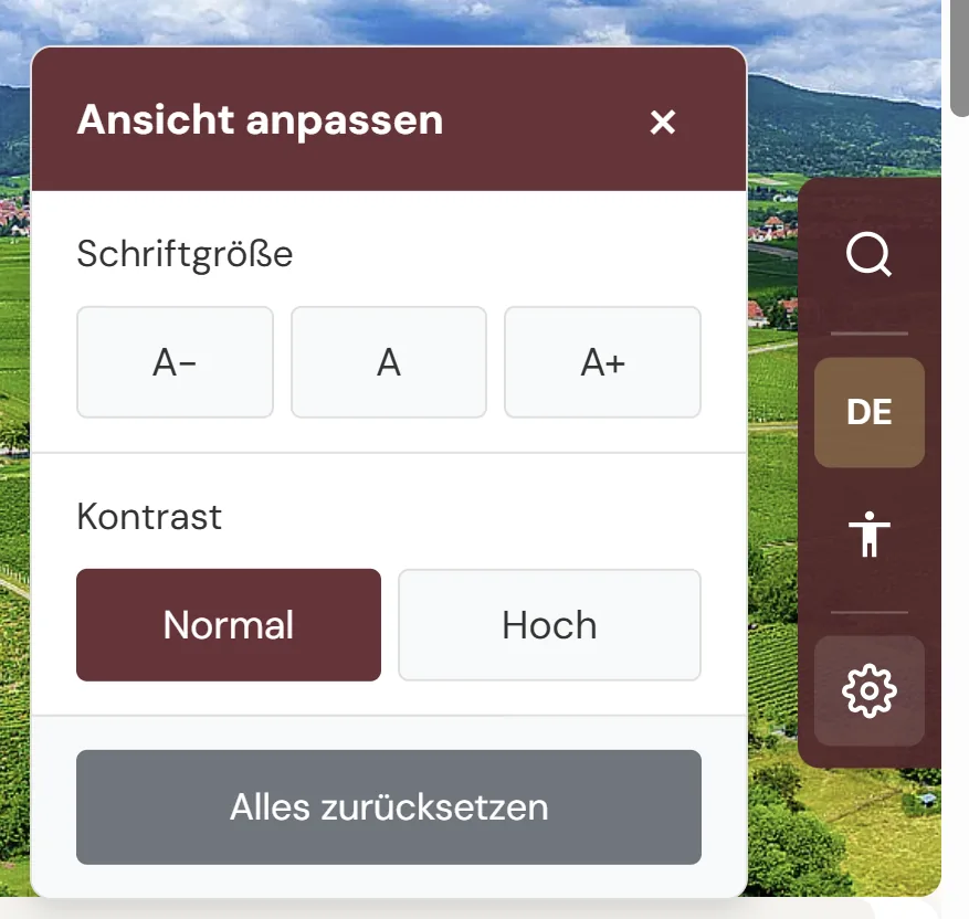 Barrierefrei bedienbar – mit 100/100